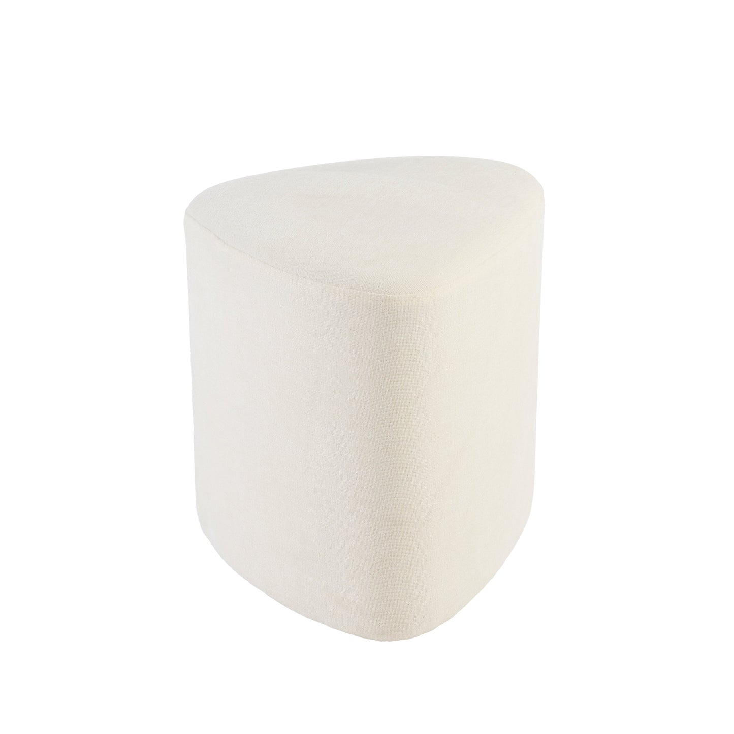 Alder Footstool - Oyster White