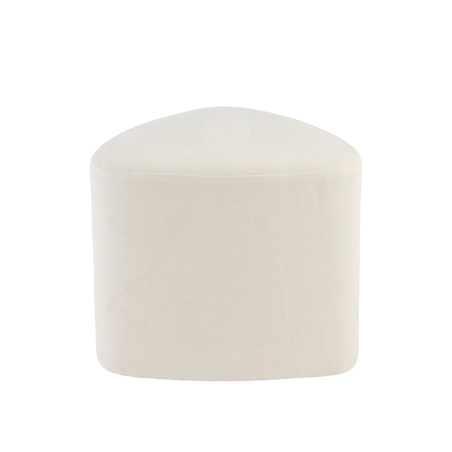 Alder Footstool - Oyster White