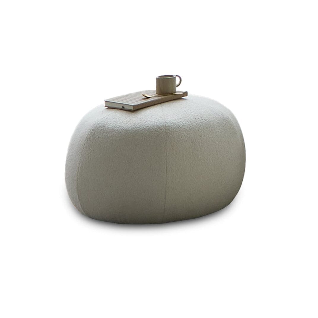 Nathalia Boucle Round Footstool
