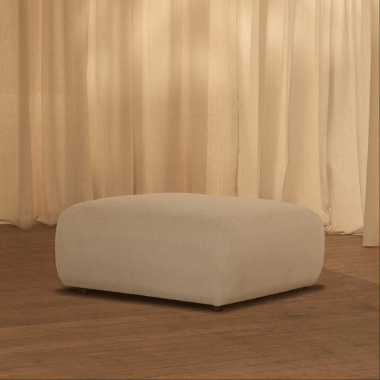 Nathalia Small Run Up Stool - Soft Beige